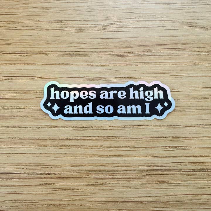 Hawburns Studio - Wholesale Sticker - Hopes Are High Water Proof Tumbler Bottle Stoner 420 Gift3