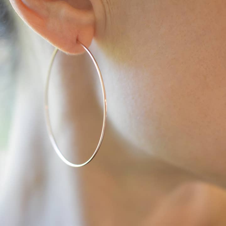 Loveable - Wholesale Hoop Earrings - Simple Hoop Earrings | Large4
