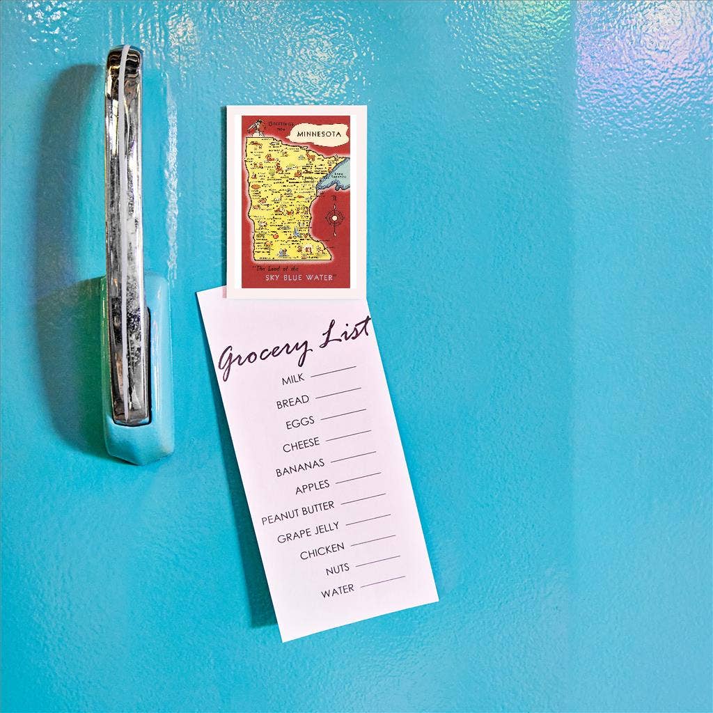 Found Image Press - Wholesale Magnet - Magnet MN-128 Map of Minnesota1