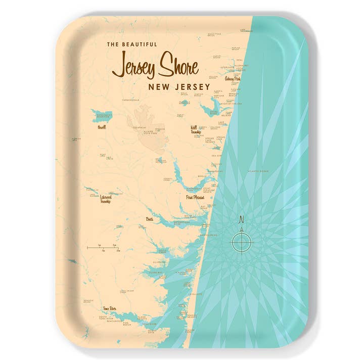 Plateaux de service et sous-verres Jersey Shore New Jersey NJ pour la vente par Trays4Us