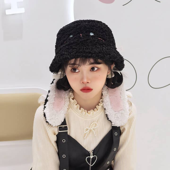 JeanaDraws - Wholesale Bucket Hat - Women's - Bunny Ear Bucket Hat3
