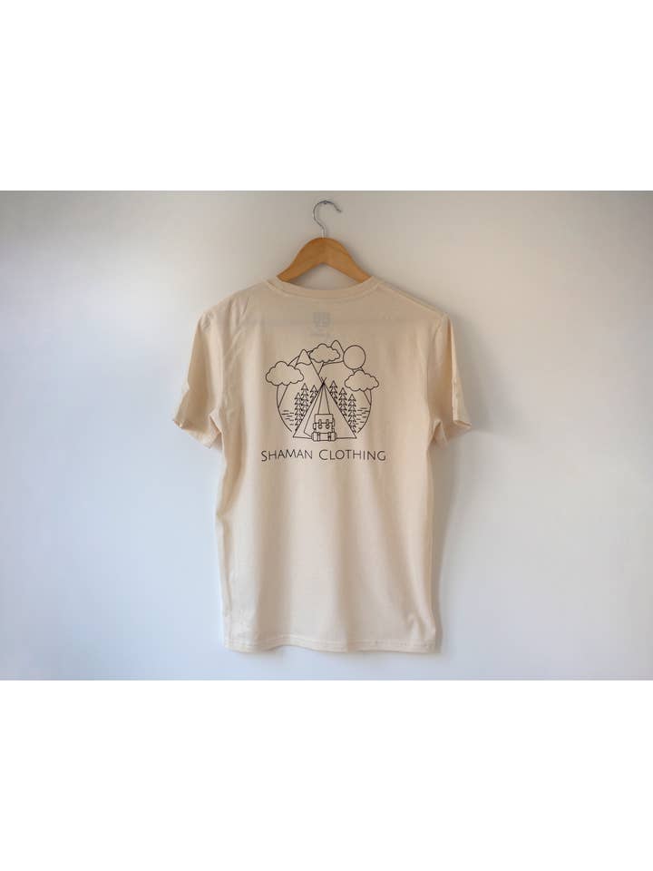 SHAMAN – wholesale T-shirts med screentryck – Unisex – Backpacking t-shirt - äventyrsskjorta