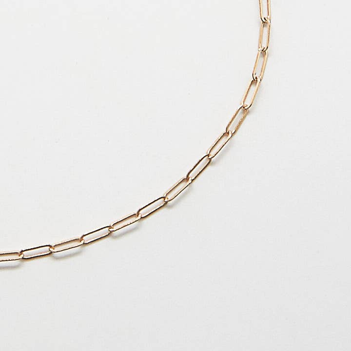14k Gold Filled Gold Chain Link Anklet - Jewelry for wholesale by Admiral Row Jewelry