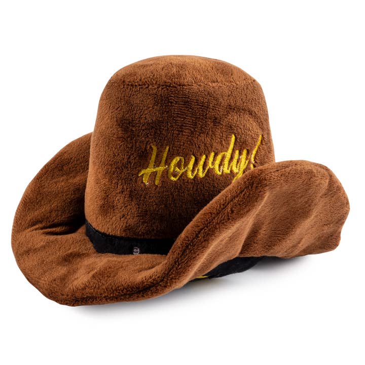 Haute Diggity Dog - Wholesale Pet Plush Toy - Dog - Brown Cowboy Hat3