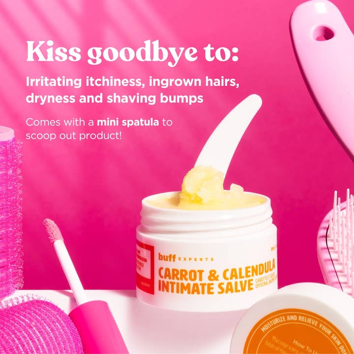 Buff Experts - 🇨🇦 - Wholesale Intimate Cleanser/Wipe - Carrot & Calendula Intimate Salve - Beegan Vulva Moisturizer1