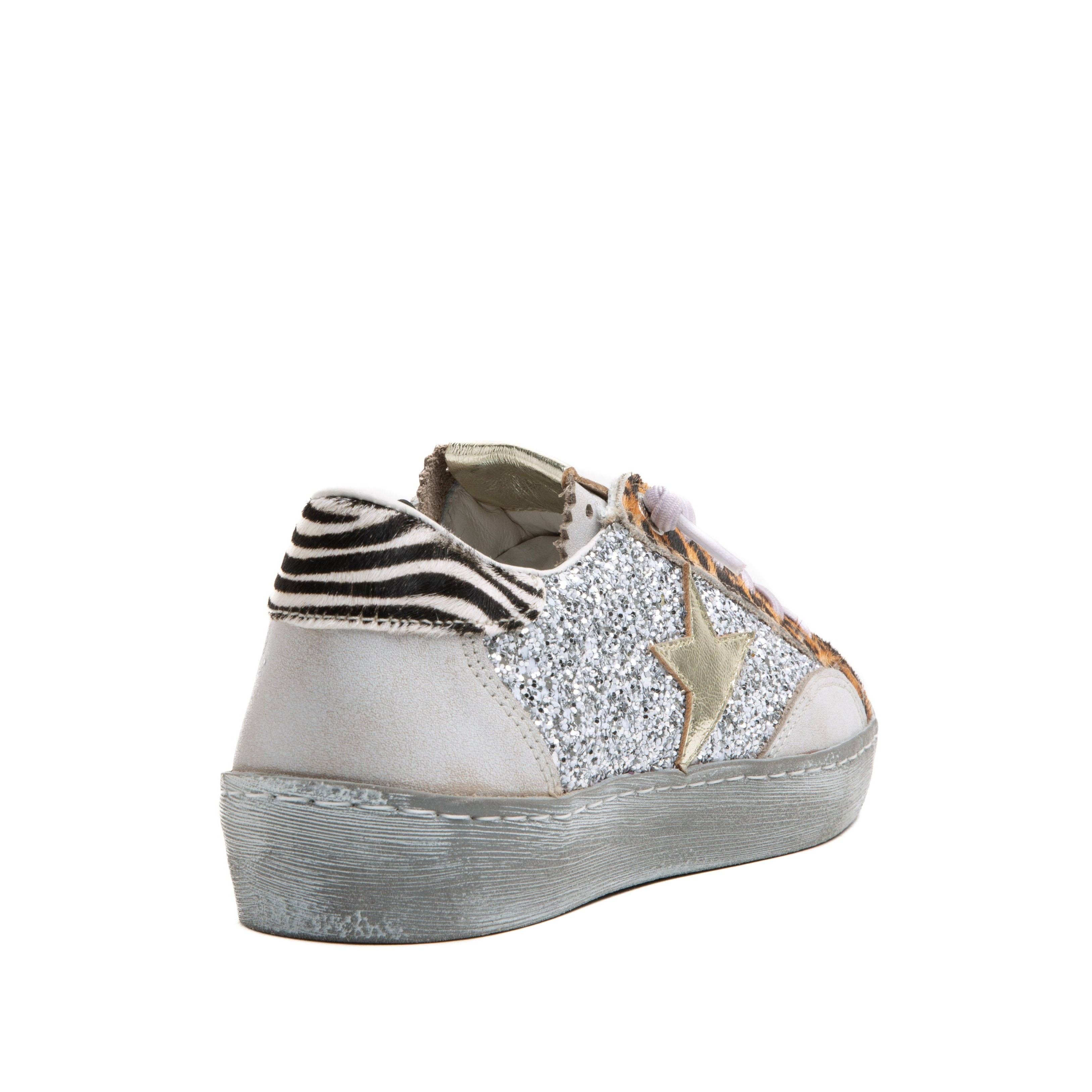 Blanco Cetti femme baskets C-1342 SRA aviateur-paillettes blanc en vente sur Faire1