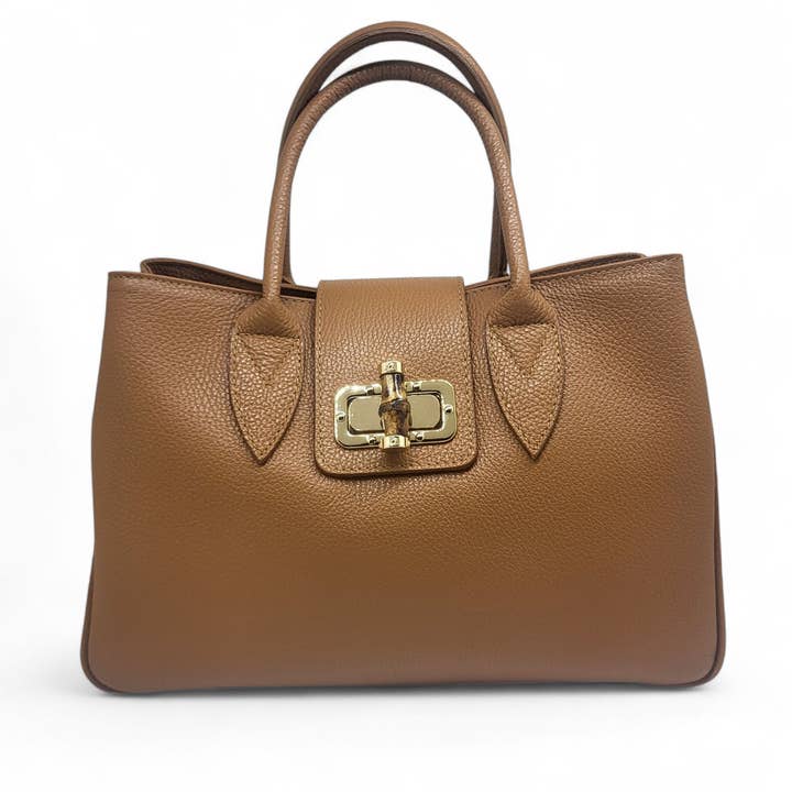 Sac cuir GIULIA Camel pour la vente par ZEEN