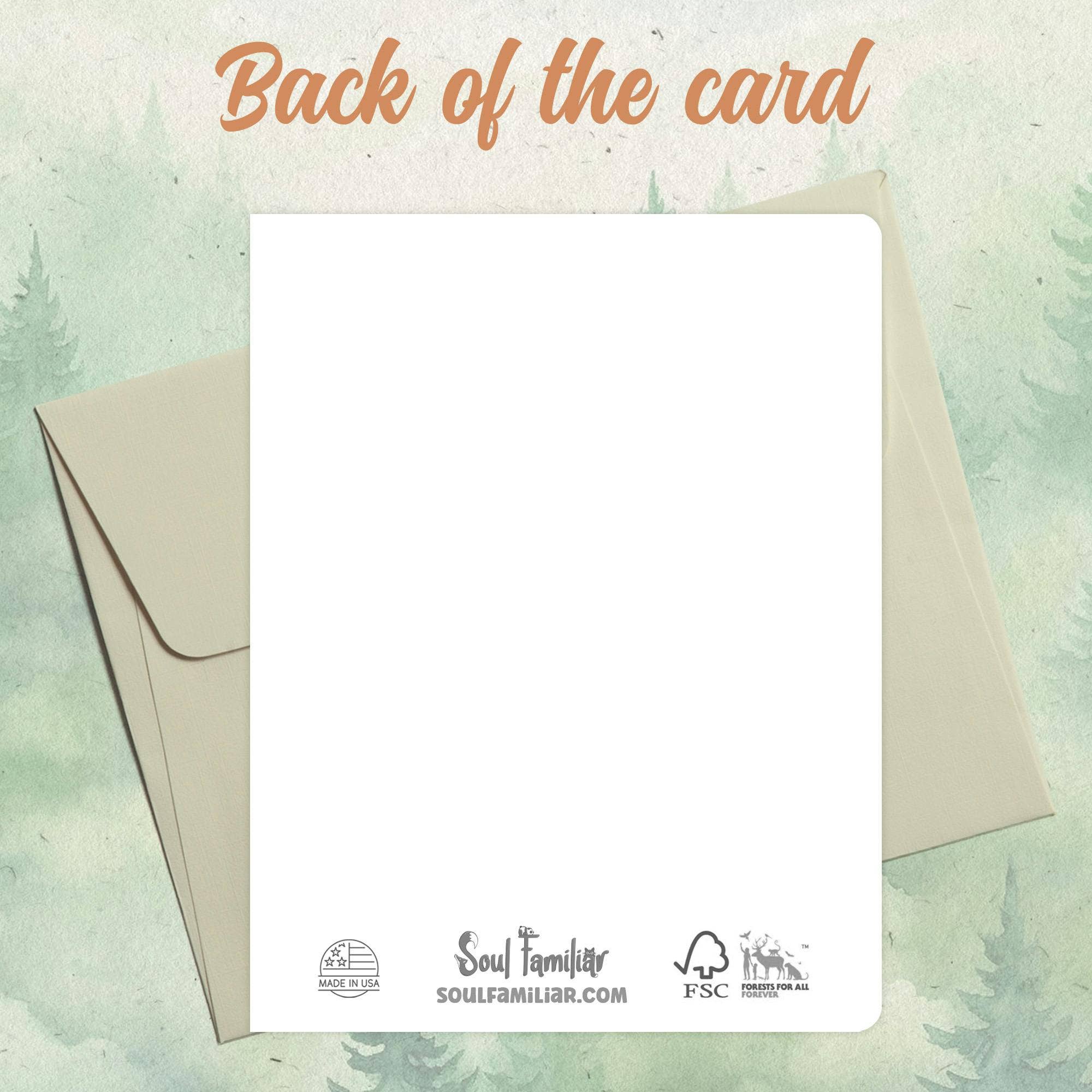 Soul Familiar – wholesale Vardagliga hälsningskort – Handgjort gratulationskort med Bloodhound-hund3