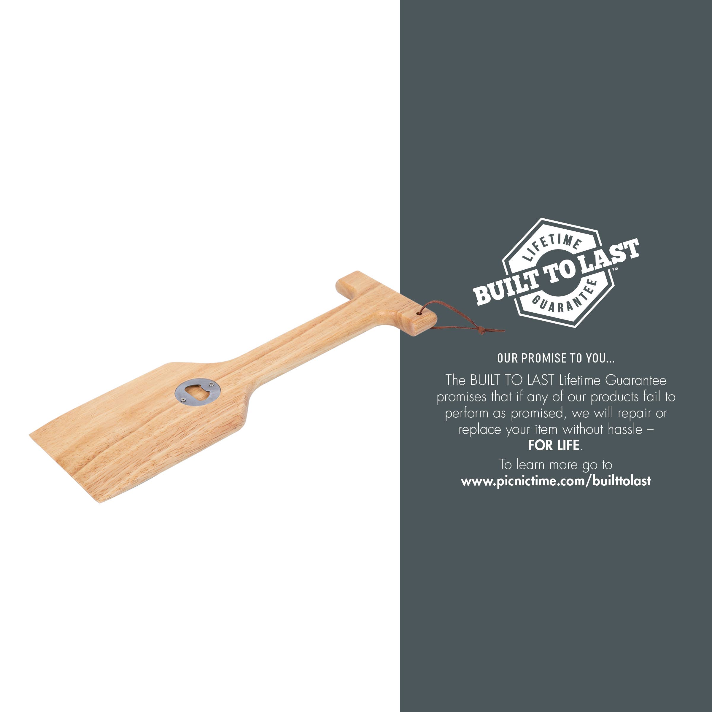 Parawood Hardwood BBQ Grill Scraper w/ Bottle Opener - Core for wholesale on Faire5