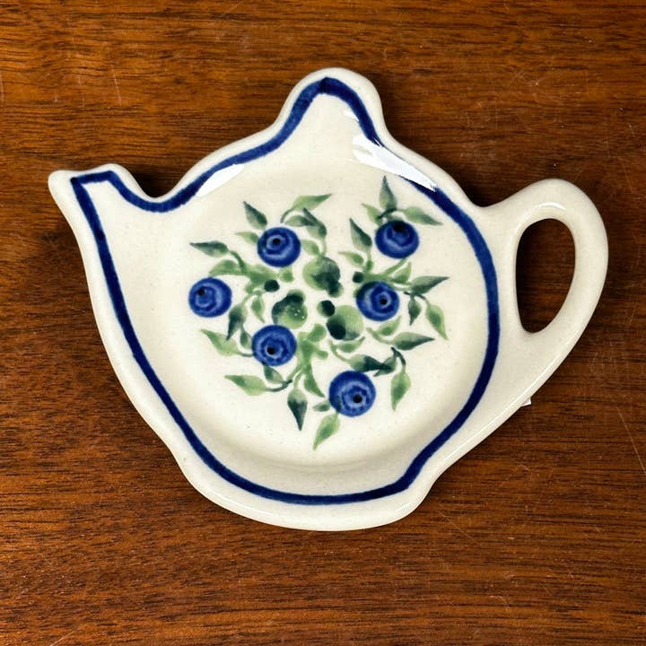 Porta bustine da tè, Zaklady - Bacche sulla vite per la vendita all'ingrosso da parte di Music City Polish Pottery