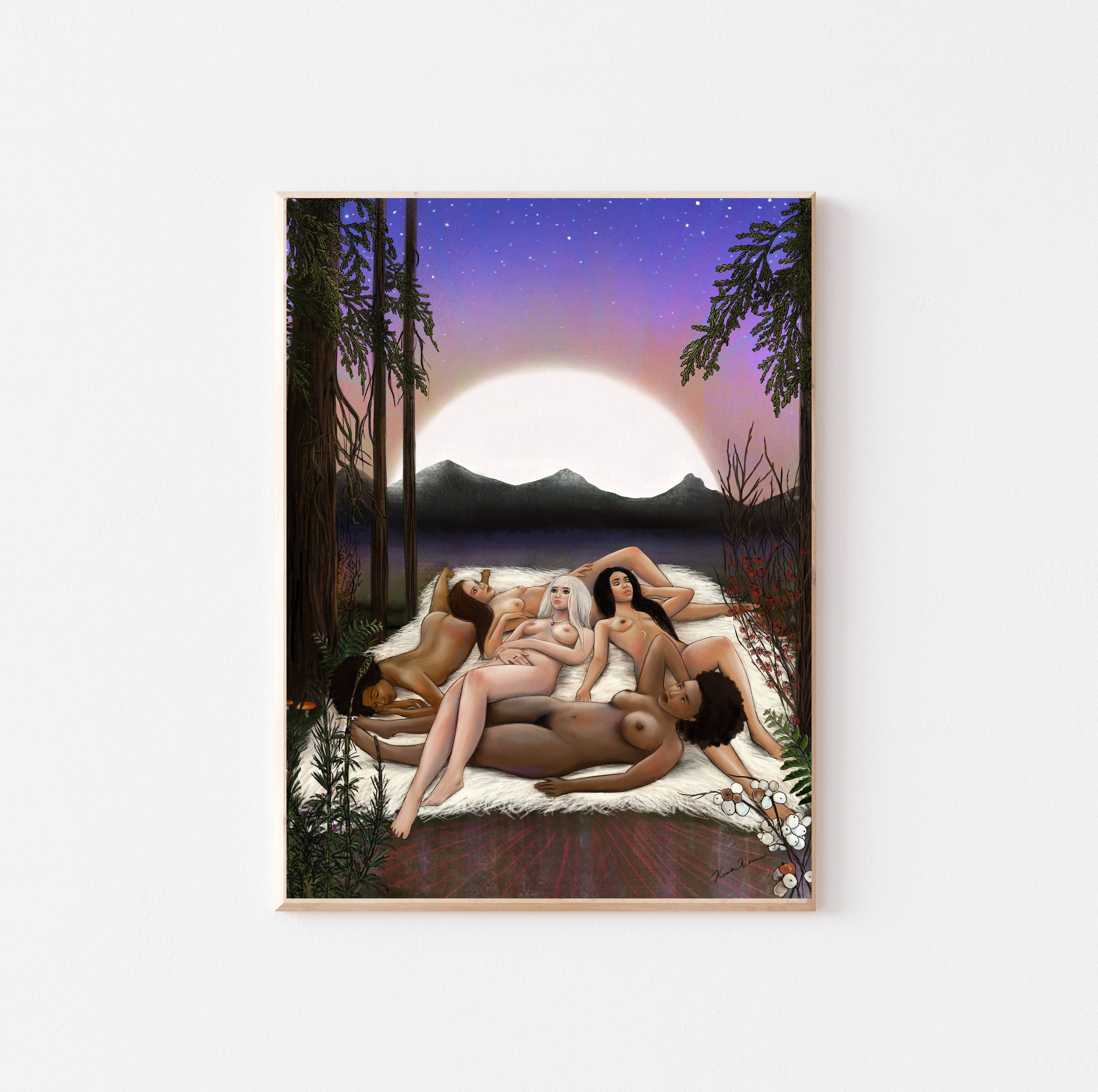 Kendra Hirons Art - Wholesale Art Print - Forest Nymphs9