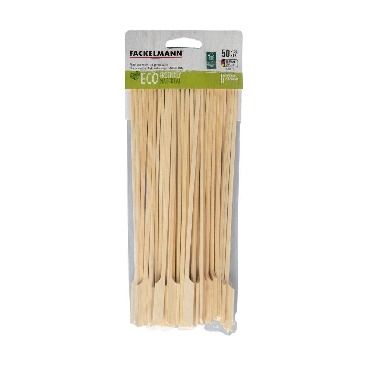 Fackelmann - Wholesale Skewer - Set of 50 wooden skewer picks 25 cm Fackelmann Basic4