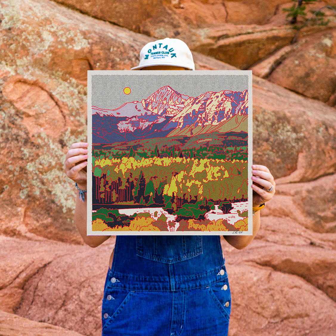 Caroline Clark - Wholesale Art Print - Wilson Peak Art Print2