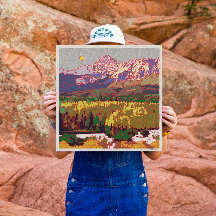 Caroline Clark - Wholesale Art Print - Wilson Peak Art Print2