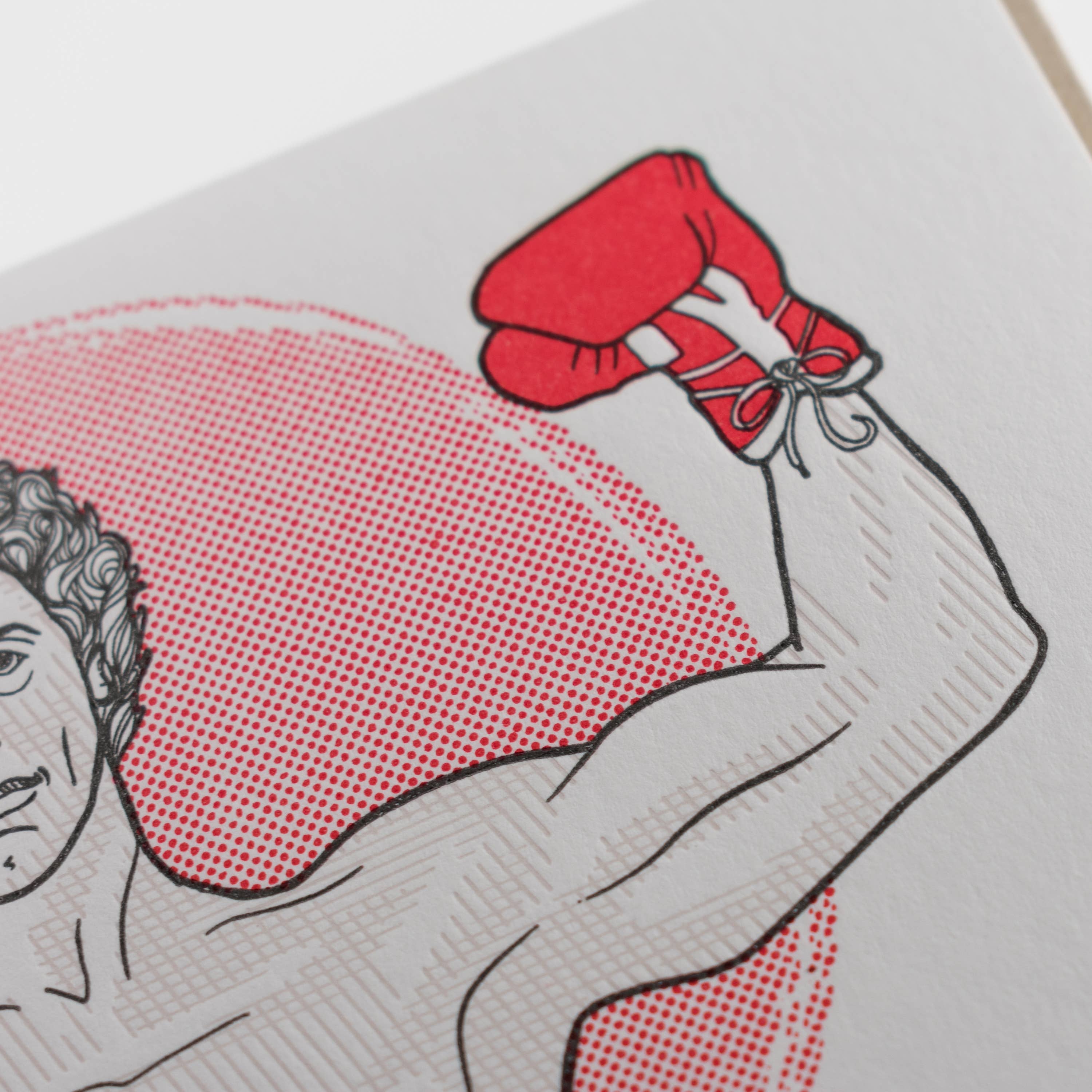 Porchlight Press Letterpress – Großhandel Glückwunschkarte – That's How Winning is Done — Rocky-Grußkarte3