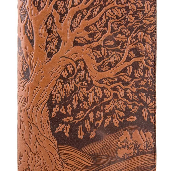 Oberon Design - Wholesale Phone Wallet - Unisex - Large Leather Smartphone Wallet - Tree of Life