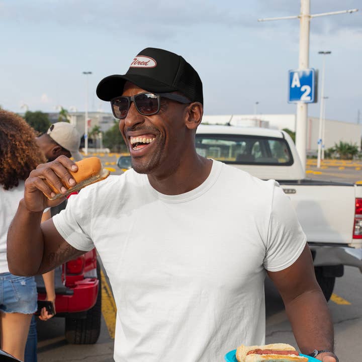 Wholesale Applique - Wholesale Patch - Tired in Oval Mechanic Style, Red, Embroidered Iron on Patch2