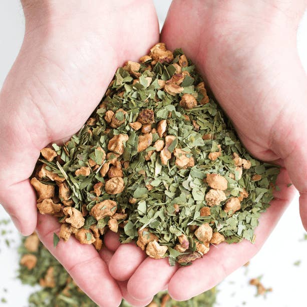 Patatine biologiche alla mela mate e caramello, sfuse, 1 kg per la vendita all'ingrosso da parte di ORIGINAL MATE