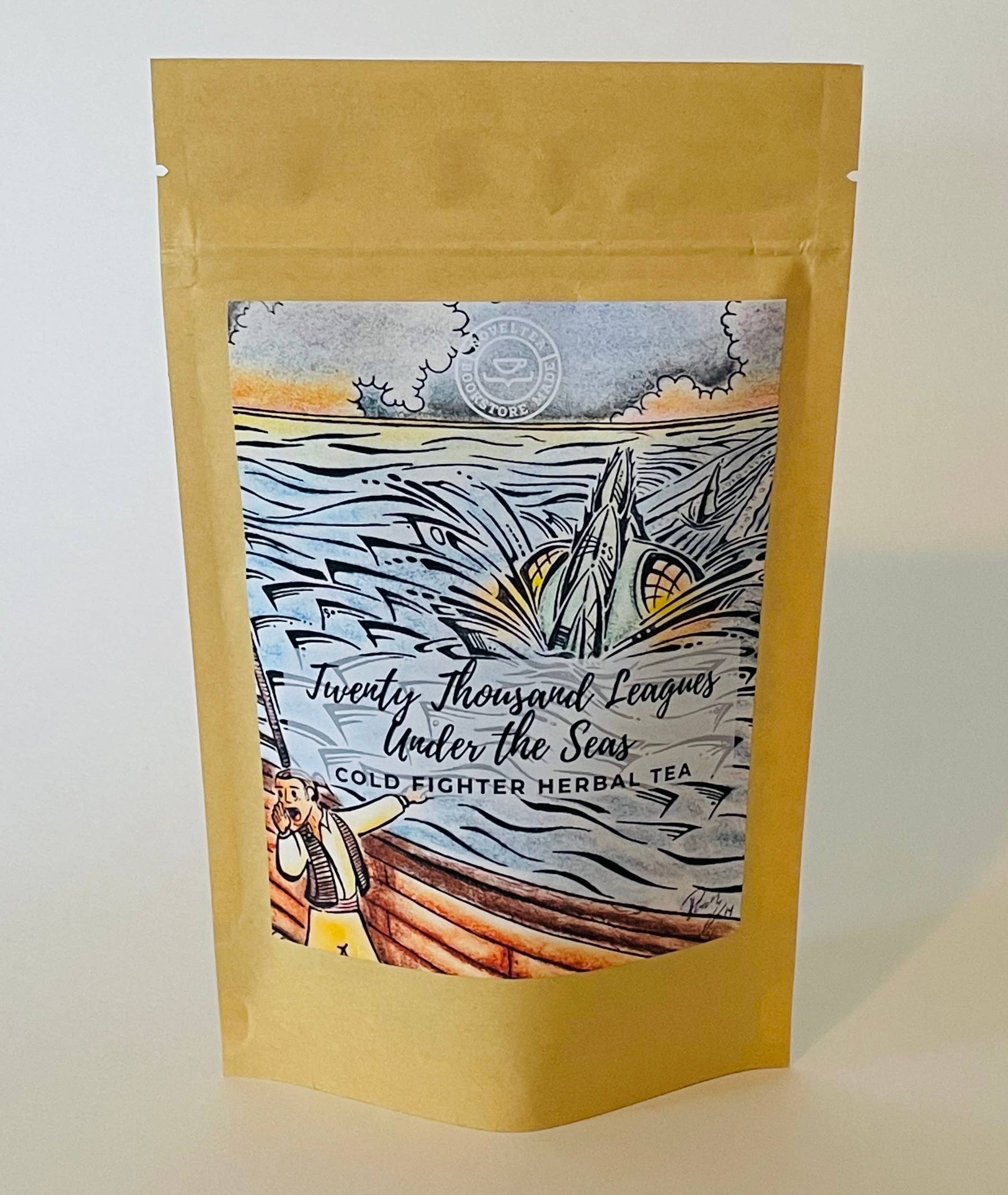 NovelTea Bookstore & Gifts – Chá solto por atacado – Vinte Mil Ligas Inspirados - Frio Lighter CHA HERBAL0