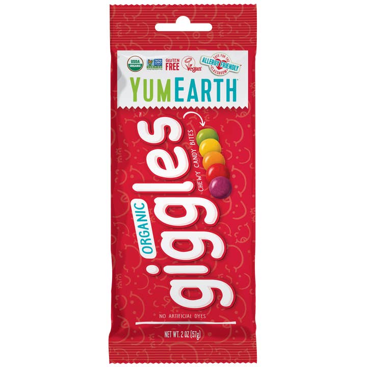 Grandpa Joe's Candy Shop - Wholesale Gummy - YumEarth Organic Giggles 2oz, 12ct