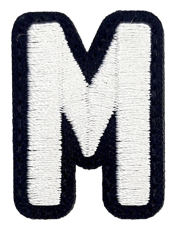 Lettre M Blanche Tissu pour la vente par Missive Paris