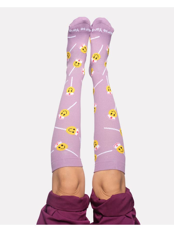 Nurse Yard - Vendita all'ingrosso Calzini - Donna - HERO - Calze a compressione graduata Lollipops (20-30 mmHg)