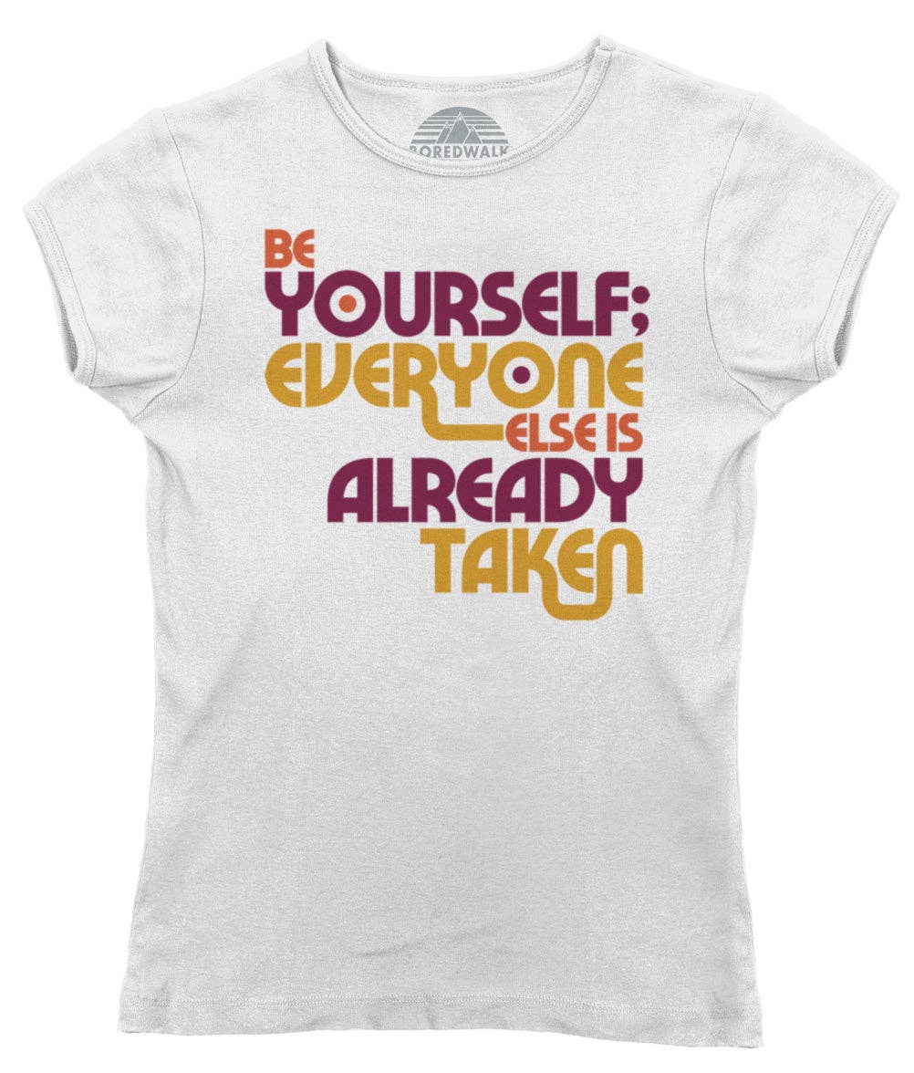 Boredwalk - Wholesale Screen Printed T-Shirt - Women's - Women's Be Yourself Oscar Wilde T-Shirt3