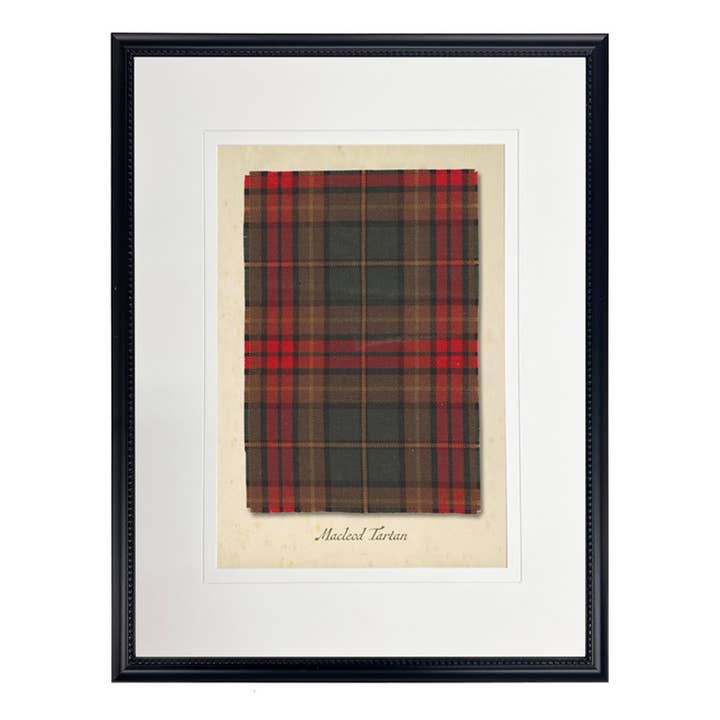Stampa opaca del plaid in tartan MacLeod per la vendita all'ingrosso da parte di Antique Curiosities Inc