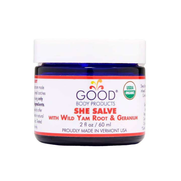 Good Body Products - Wholesale Healing Salve/Balm/Cream - She Salve With Wild Yam Root & Geranium