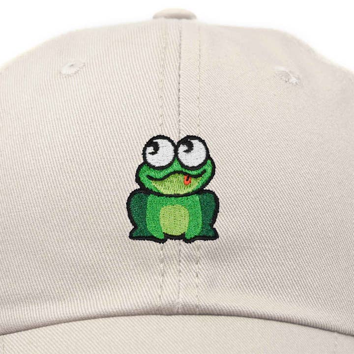 Dalix - Wholesale Baseball Cap - Women's - DALIX Cute Exotic Frog Hat Womens Embroidered Baseball Cap