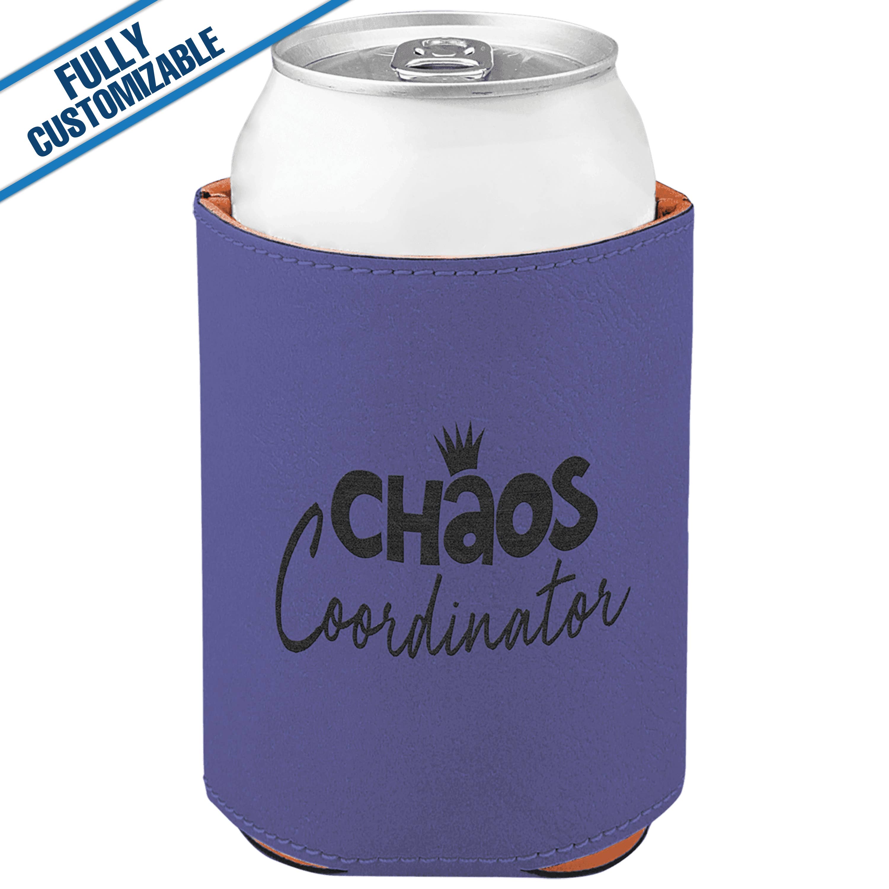 GiftWorksPlus - Vente Housses de boisson - 12 oz. Porte-boisson en similicuir gravé personnalisable17