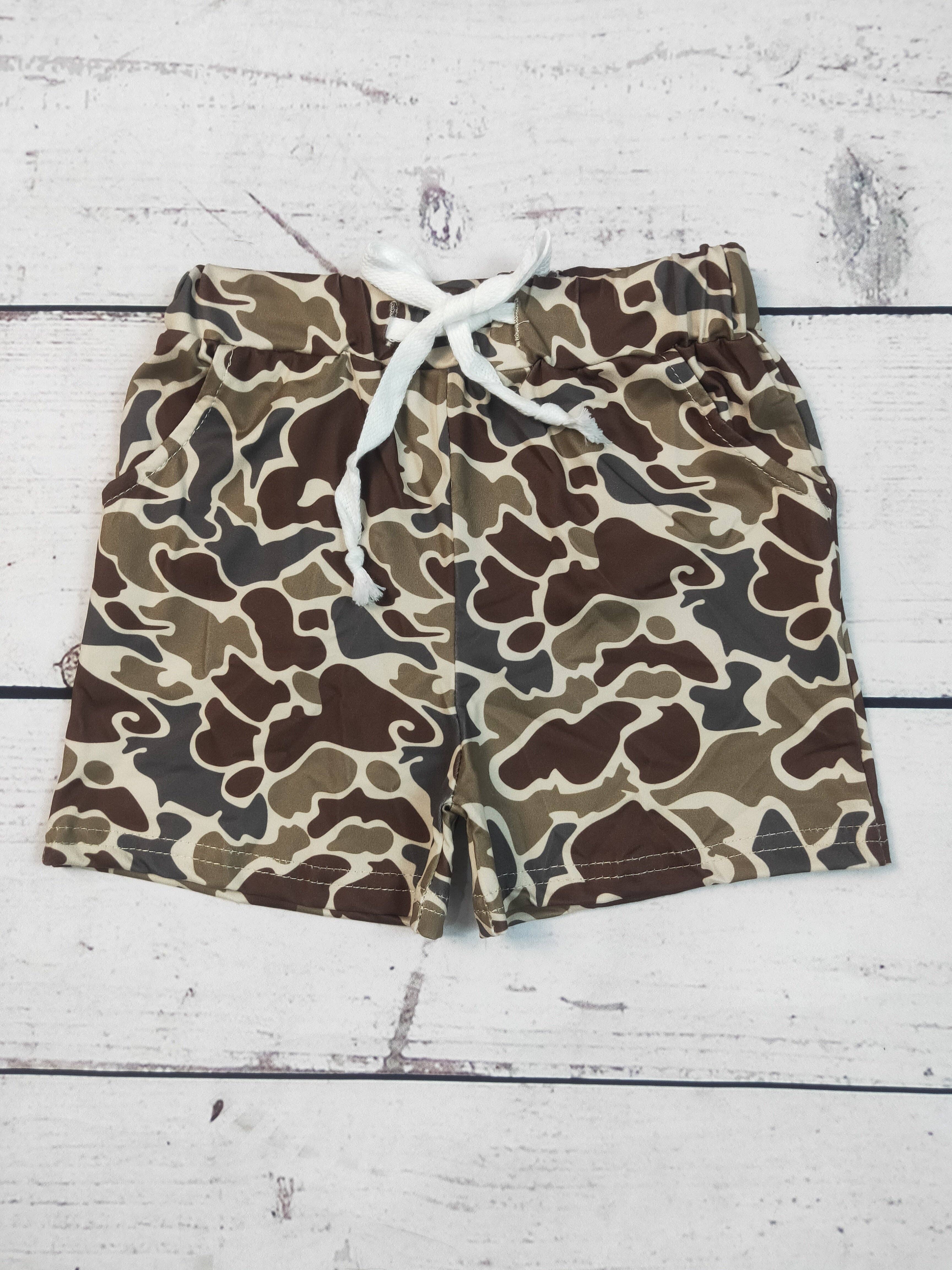 sassy kids palace - Wholesale Shorts - Kids - Boys Camouflage Boutique Shorts