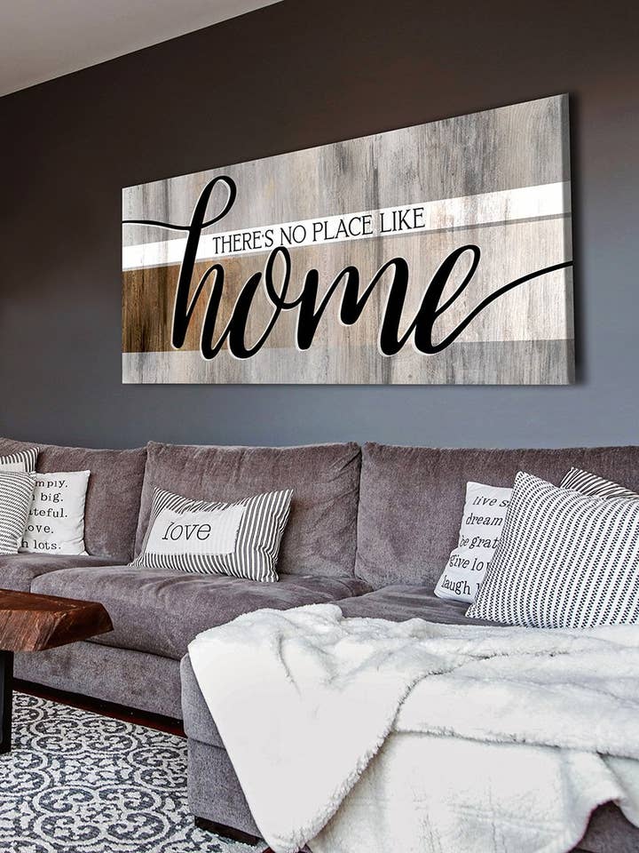 Home Wall Art: There's No Place Like Home V9 for wholesale by Sense For Decor