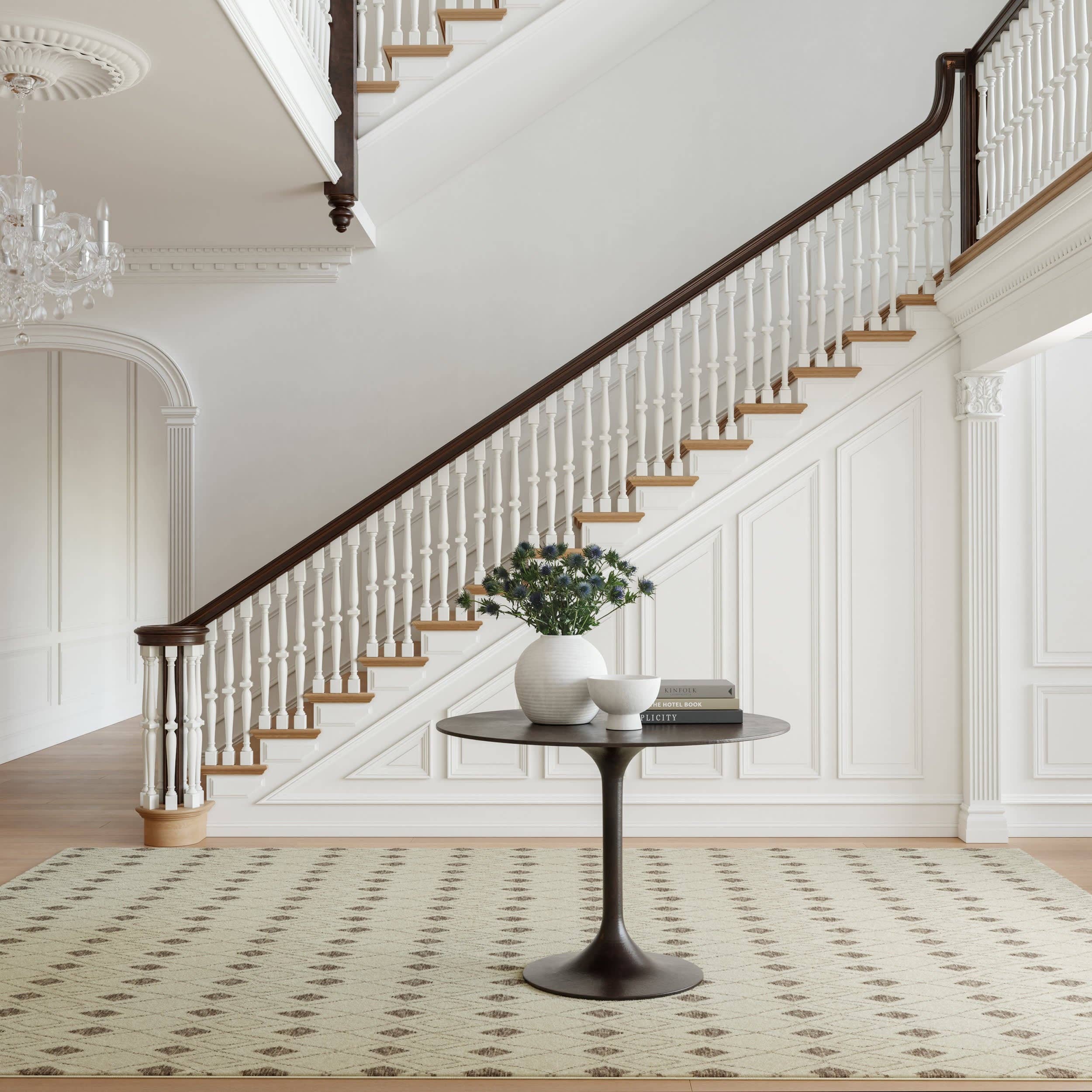 Annie Selke – Engroshandel Løst tæppe – Chandler Maskinvaskbart Tæppe | Tan1