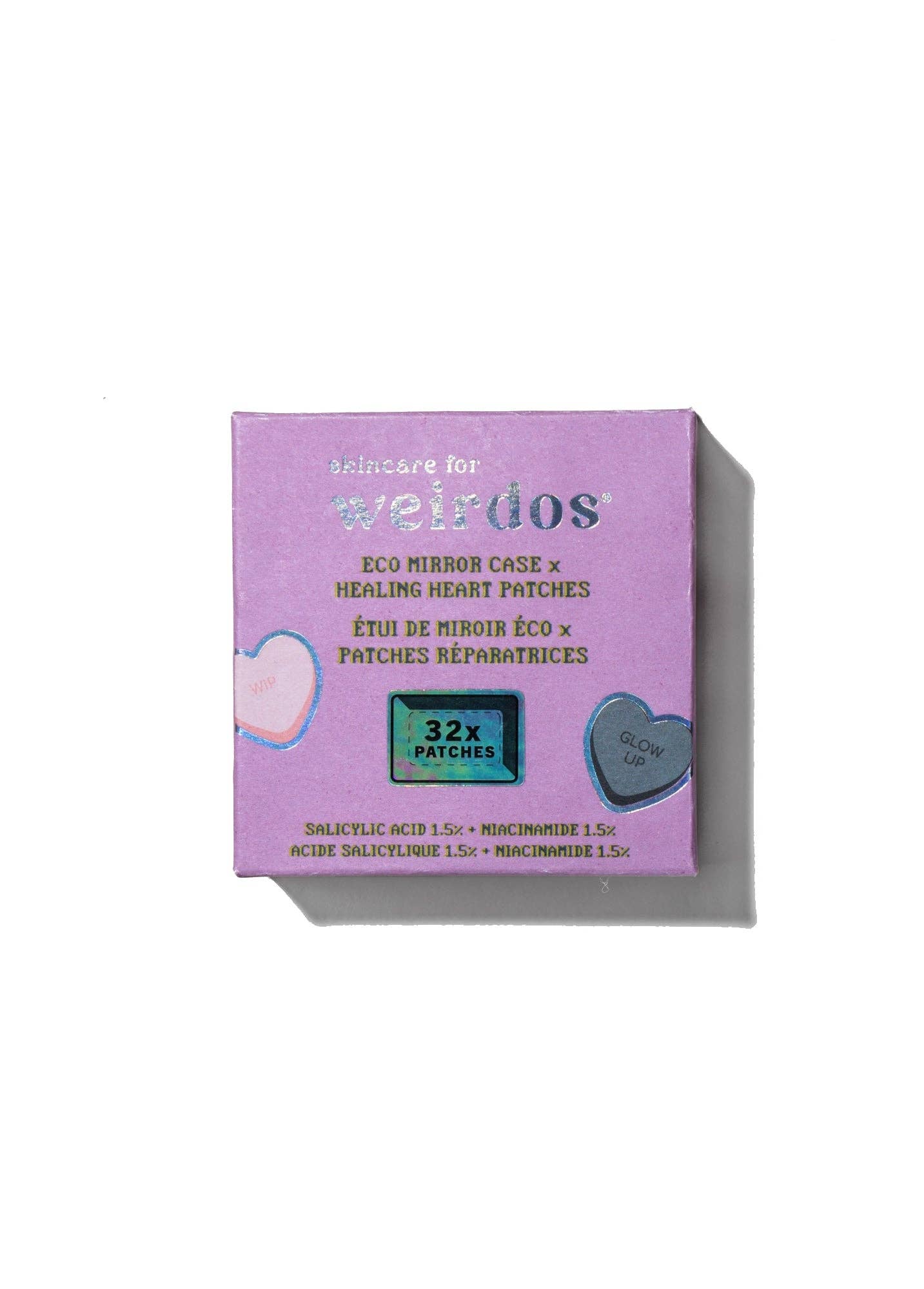 Skincare for Weirdos - Wholesale Acne/Hydrocolloid Patch - Starter Kit – Recycled Case + 32 Pimple Patches1