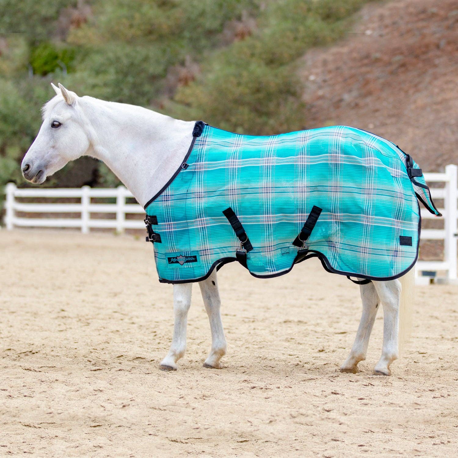 Kensington - Vente Équipement d’équitation - Drap anti-mouches anti-UV à 73 % pour poney, design SureFit® pour un ajustement idéal5