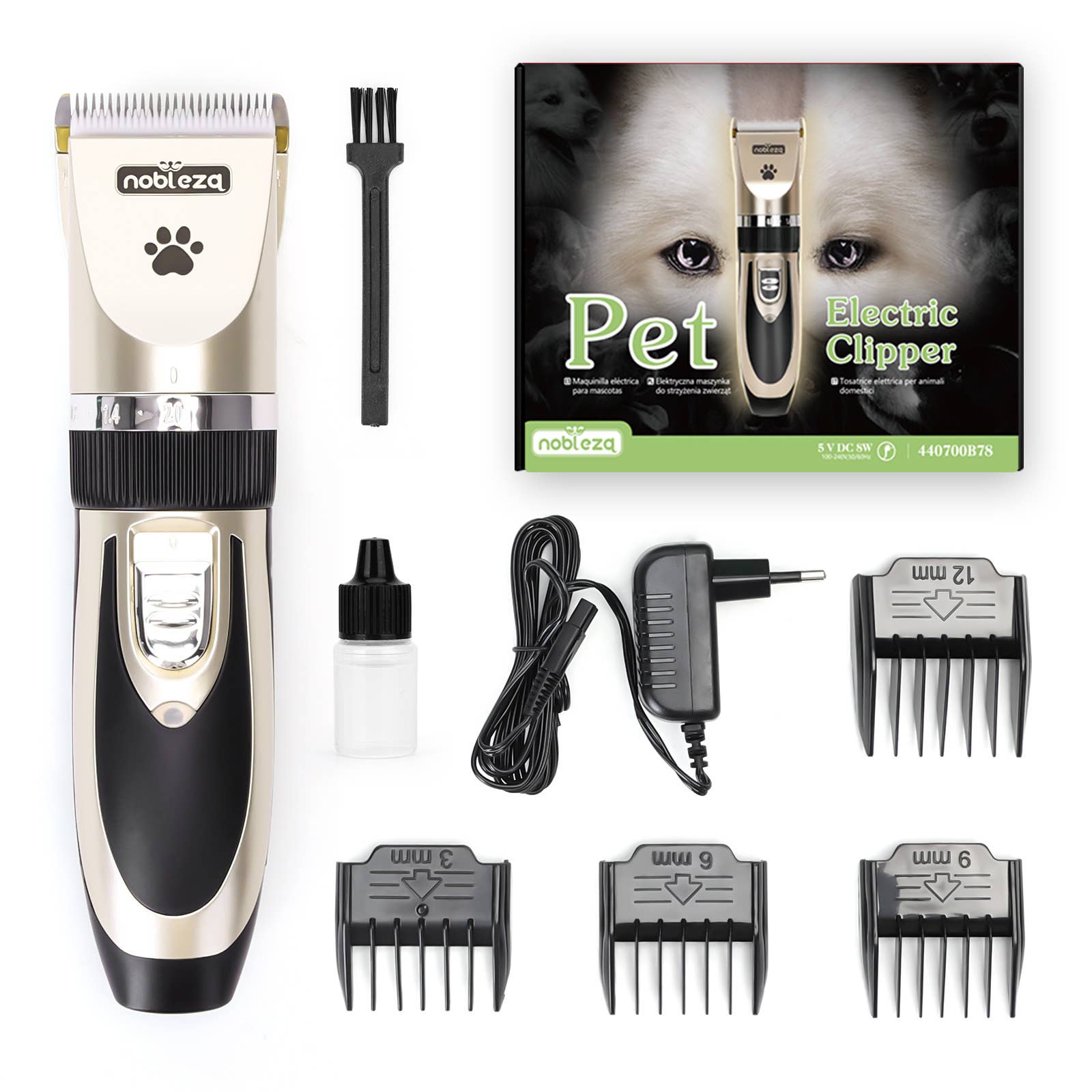 Nobleza - Wholesale Pet Grooming Tool - Dog - Nobleza Quiet Cordless Clipper1