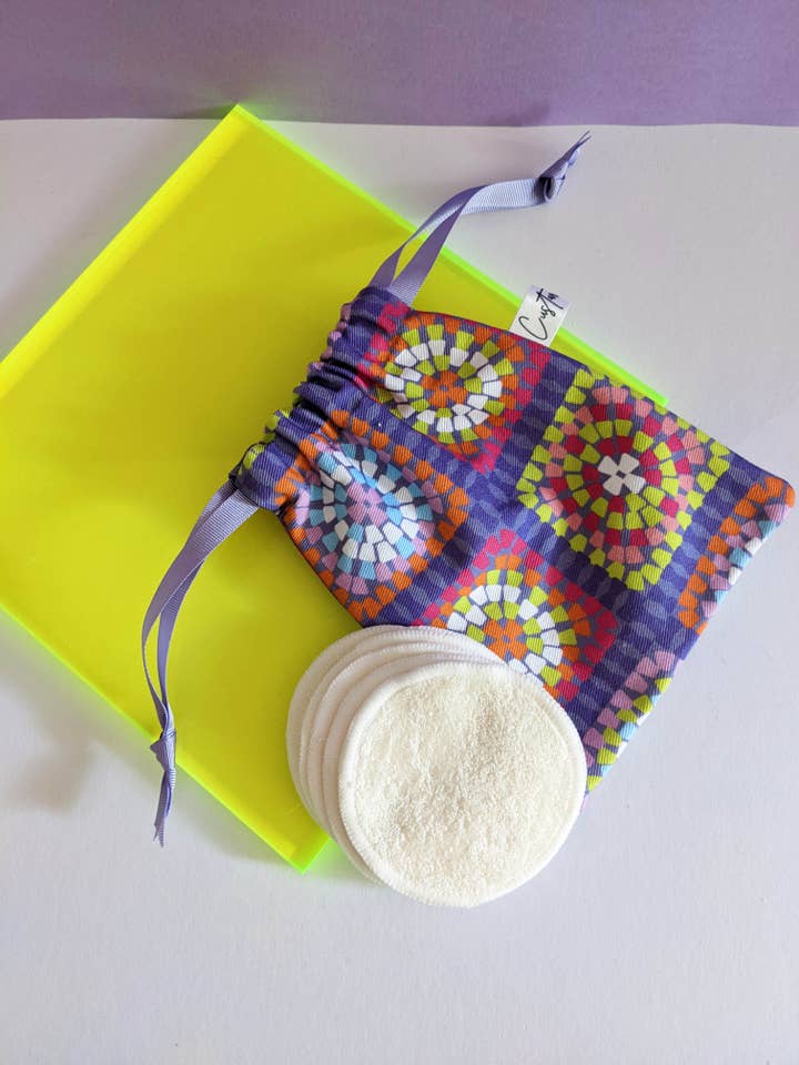 Sundaze Beutel & Make-up-Entfernungspads für den Großhandel von Custard Cloth