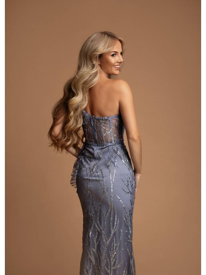 Eva & Lola - Epsilonn - Wholesale Gown – Women's - HM2464 - Long sequined dress9