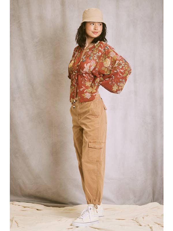 Auburn Chiffon Lurex Top for wholesale on Faire7