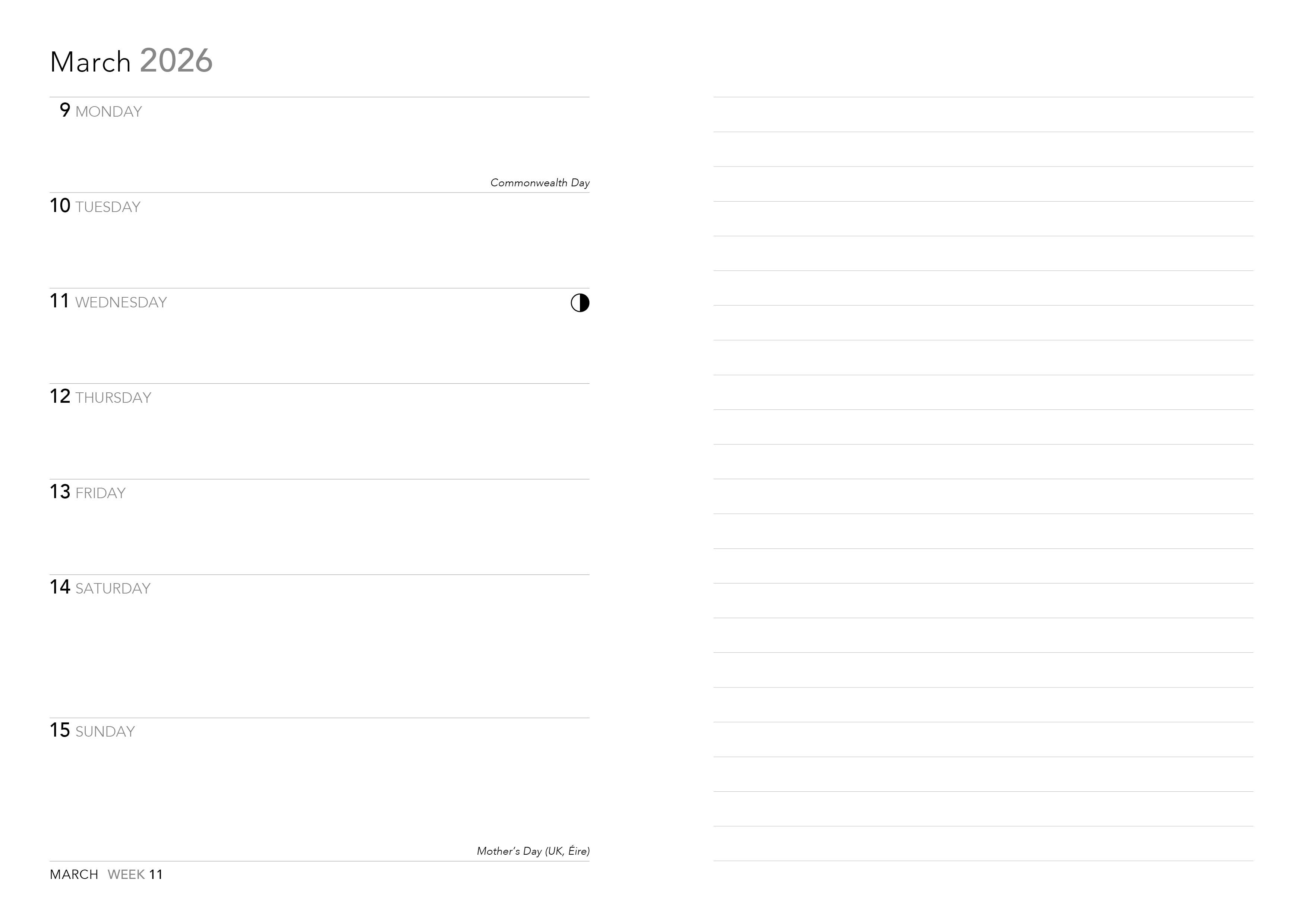 Flame Tree Gift – wholesale Journal/diary – Vincent van Gogh: The Starry Night 2026 Artisan Art Vegan Le2