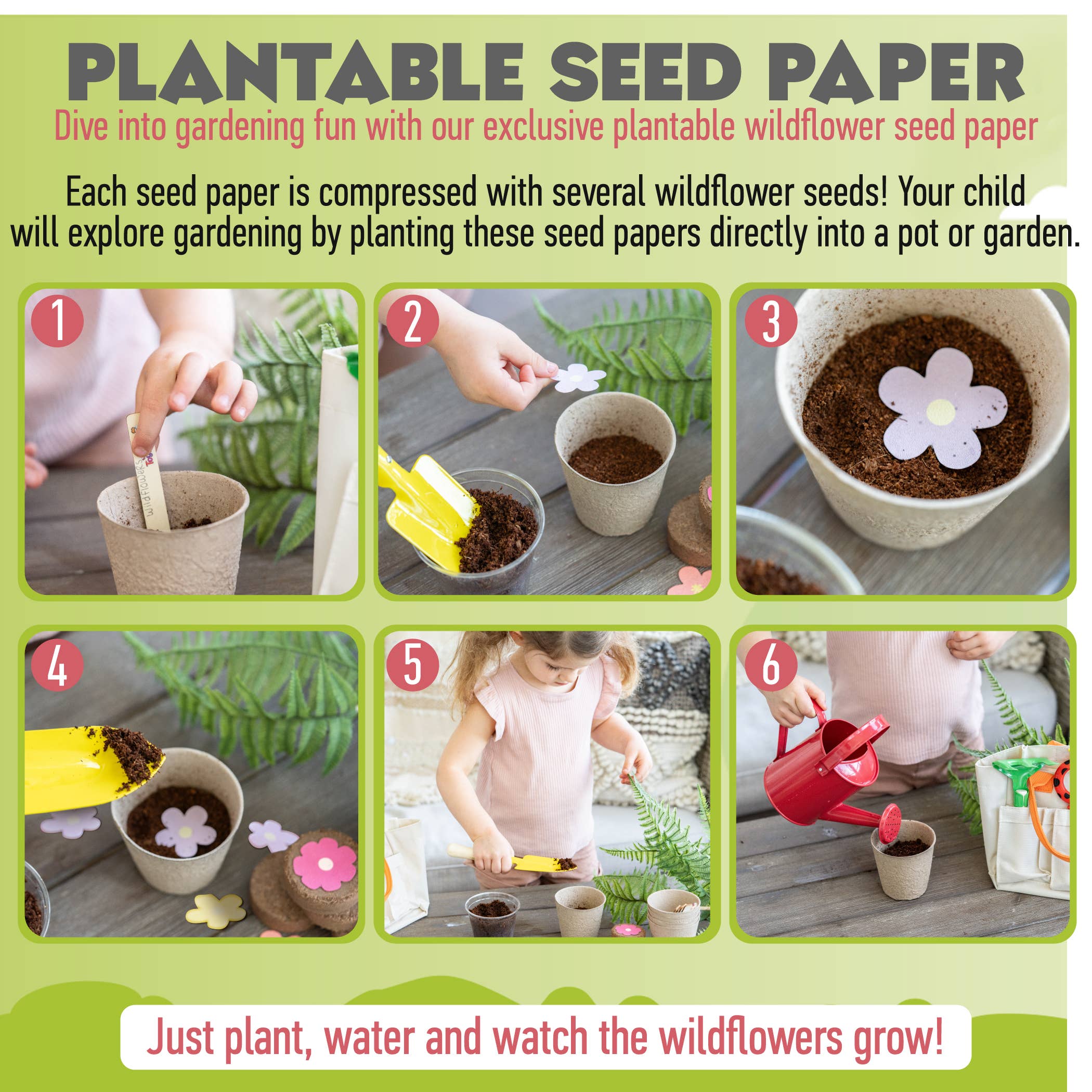 ToyBoxTown - Wholesale Toy Set - Kids - My First Gardening Kit - Kids Gardening Set 27 pieces5