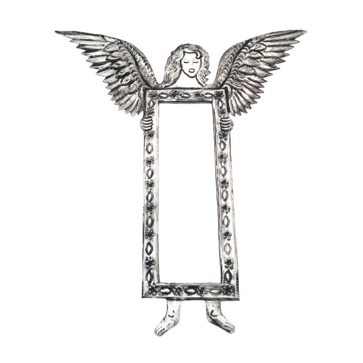 Tin Angel With Mirror for wholesale by Sedona Spirit