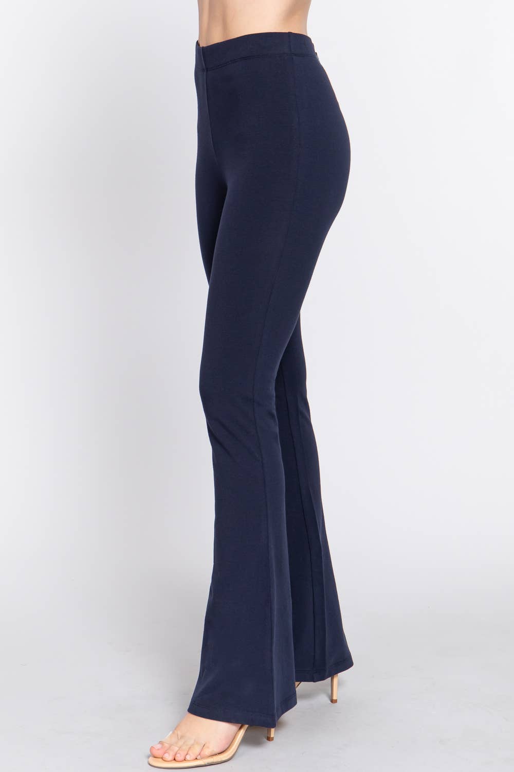 42POPS - Wholesale Athletic/Lounge Leggings - Women's - 0922 Elastic Waist Slim Flare Yoga Pants SI-241853