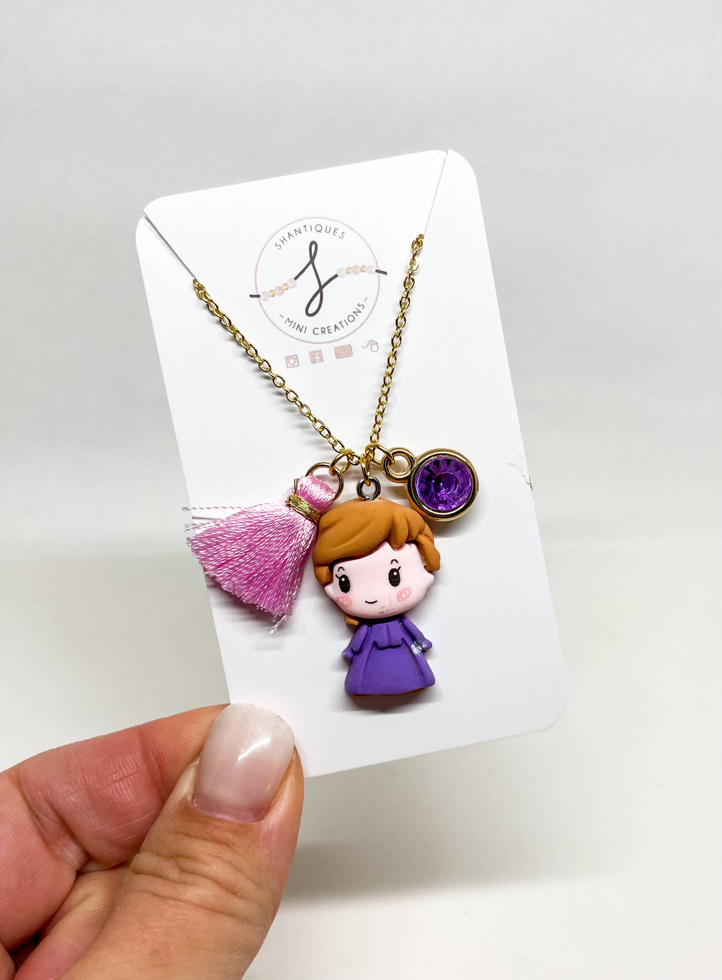 Shantiques Mini Creations - Wholesale Kids Necklace - Kids - 16" Chain Necklaces - Princess' and M Mouse2