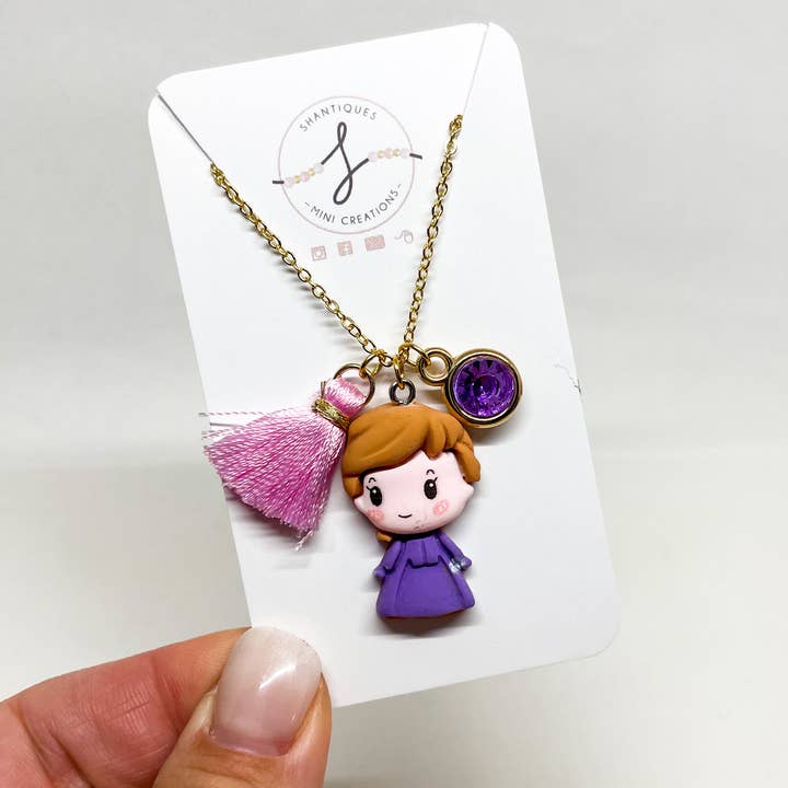 Shantiques Mini Creations - Wholesale Kids Necklace - Kids - 16" Chain Necklaces - Princess' and M Mouse2