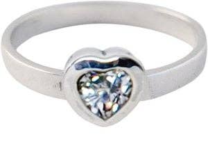 Charmin's Ringen - Wholesale Jewelry Set - Kidz “Fox” Easy Order With Display, Silver Rings In 3 Ma2