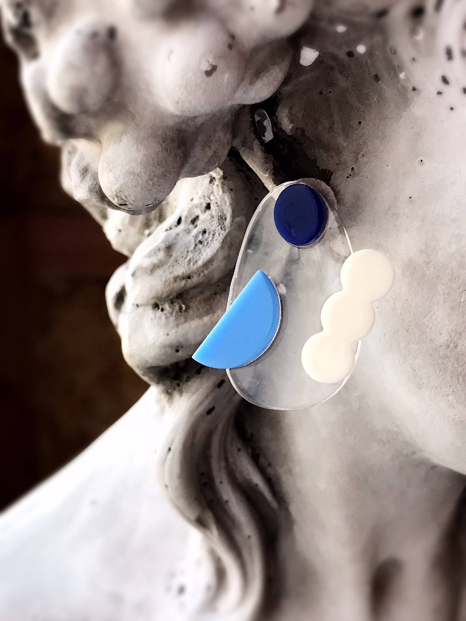 Pearl and Ivy Studio – Großhandel Ohrhänger – Ohrstecker aus Acryl, Sonne, Mond, Wolke, Nacht und Tag4