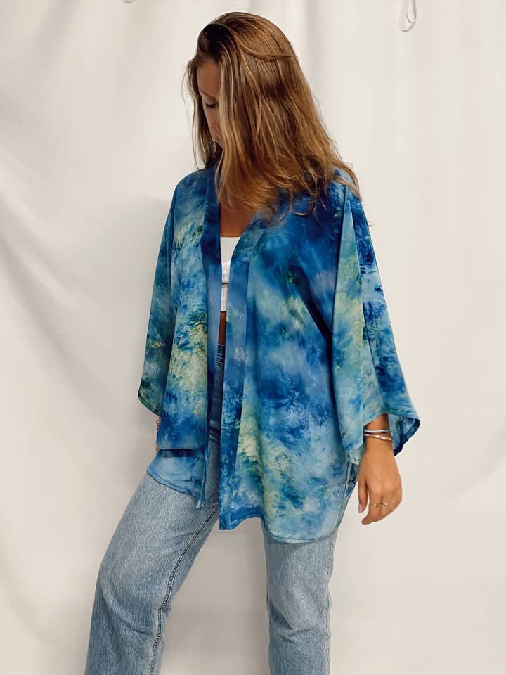 Kimono Short aus Meerseide für den Großhandel von Explore Designs By Emelia Prince Ruyle