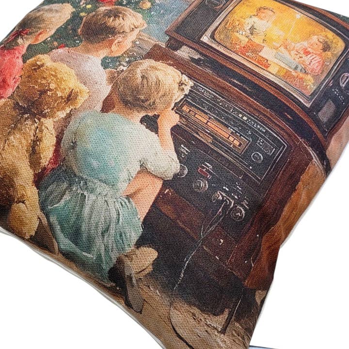 Lunaria Lab - Wholesale Throw/Decorative Pillow - 9-pack Vintage Christmas Family pillowcases15